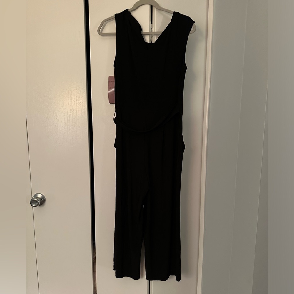 NWT Black jumpsuit, sleeveless. Size medium